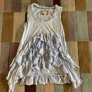 Meadow Rue ruffle tank, XS